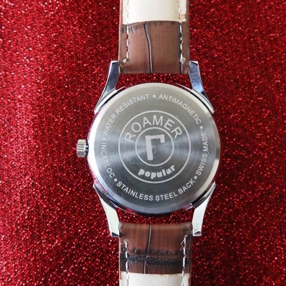 Vintage Roamer Swiss-made, professionally refurbished: 17‑jewel Manual Wind - Picture 7 of 7